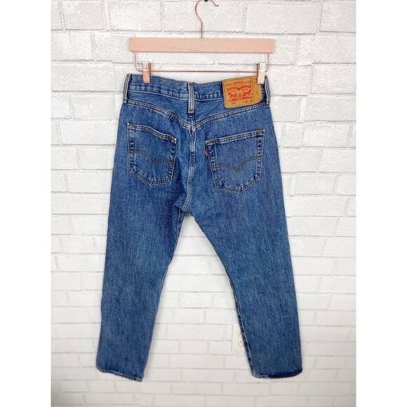 Levi's Men's 501 Original Regular Fit Straight Leg Denim Jeans Blue Size W30/L30 - Picture 14 of 14